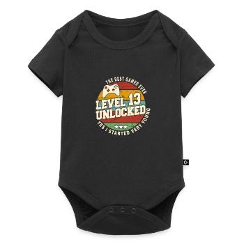 Original 2011 13e Anniversaire Cadeau Retro - Body à manches courtes Premium Bébé - noir - Devant