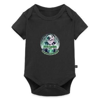 ADNP - Syndrom - Baby Premium Kurzarmbody - Schwarz - Vorne