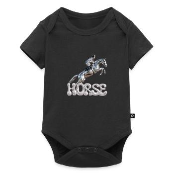 Show Jumper Chrome 1 - Body à manches courtes Premium Bébé - noir - Devant