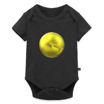 yellow ball - Baby Premium short-sleeve bodysuit - black - Front