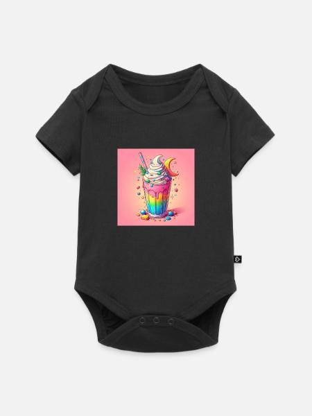 Cosmic Delight - Baby Premium Kurzarmbody - Schwarz