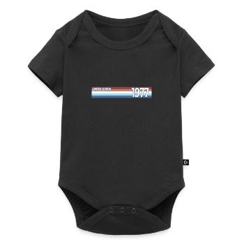 rétro 1977 limited edition - Body à manches courtes Premium Bébé - noir - Devant