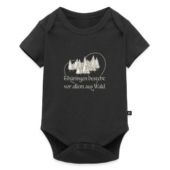 Thuringia - Baby Premium short-sleeve bodysuit - black - Front