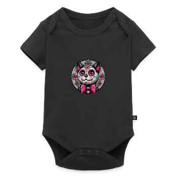 Sugar Skull Gift - Baby Premium short-sleeve bodysuit - black - Front