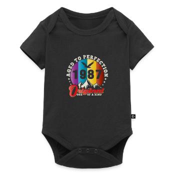 Perfection 1987 -37th Anniversary,Original - Baby Premium short-sleeve bodysuit - black - Front