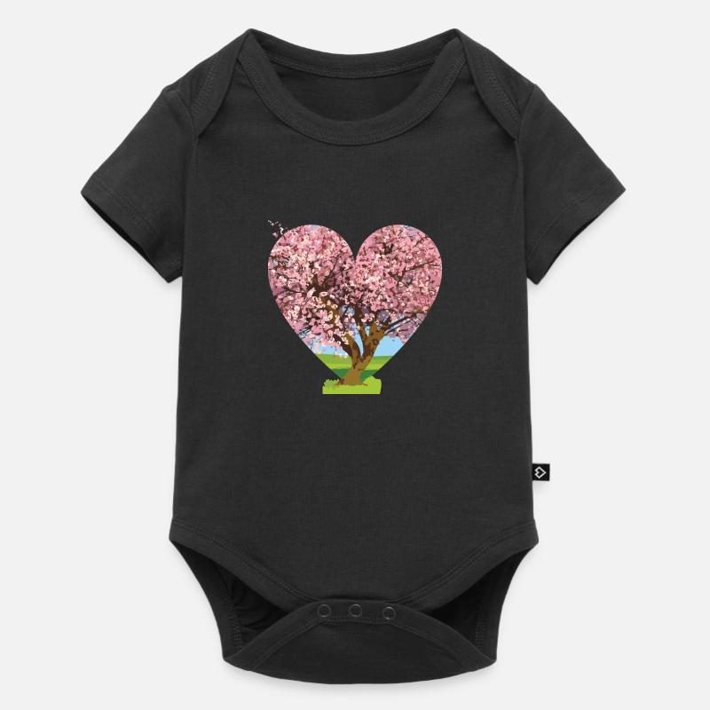 Blossom - Baby Premium short-sleeve bodysuit - black