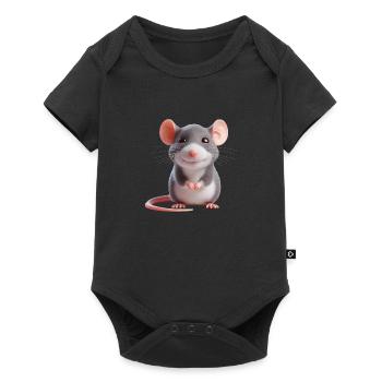 Souris 3 - Body à manches courtes Premium Bébé - noir - Devant