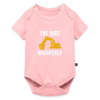 Excavator Construction Worker - Baby Premium short-sleeve bodysuit - rose - Front
