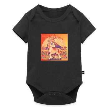Vulkan ist da ! - Baby Premium Kurzarmbody - Schwarz - Vorne