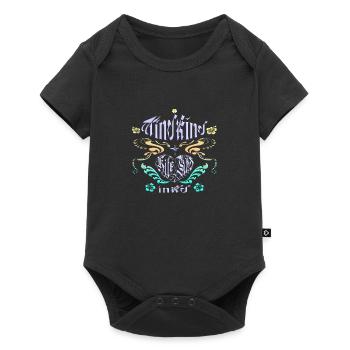 Windkind Kitesurfink'd - Baby Premium short-sleeve bodysuit - black - Front