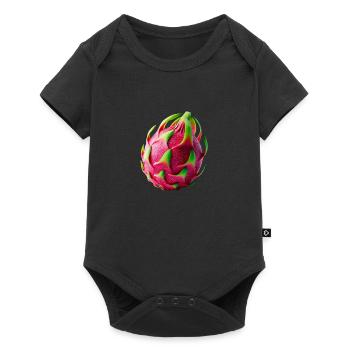 Fruit du dragon – Chef-d’œuvre tropical - Body à manches courtes Premium Bébé - noir - Devant