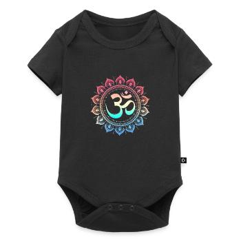 Om spirituel - Yoga et méditation - Body à manches courtes Premium Bébé - noir - Devant