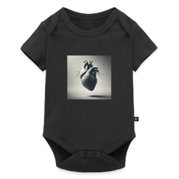 The origin - Baby Premium short-sleeve bodysuit - black - Front