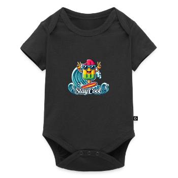 Restez au frais - Ambiance estivale - Body à manches courtes Premium Bébé - noir - Devant