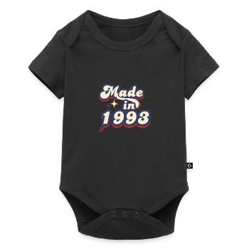 Made in 1993 retro - Baby Premium short-sleeve bodysuit - black - Front