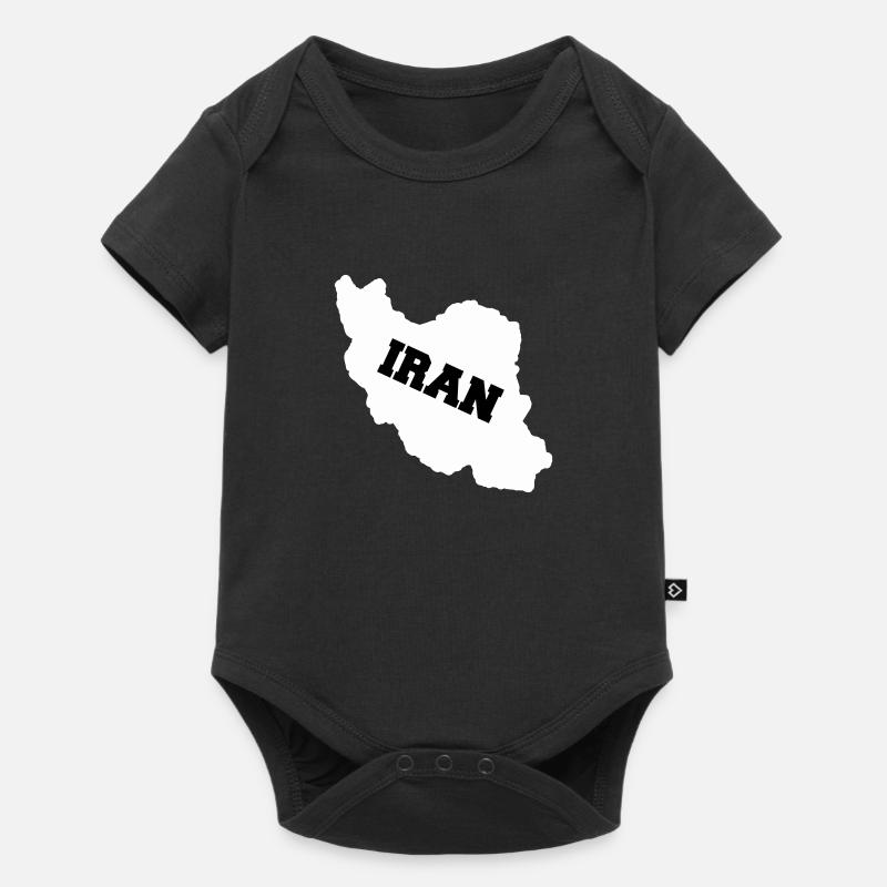 Iran - Body à manches courtes Premium Bébé - noir
