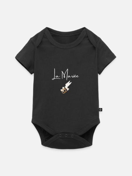 Die Braut - Baby Premium Kurzarmbody - Schwarz
