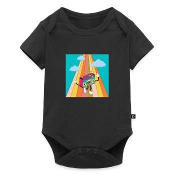 Radioman - Baby Premium short-sleeve bodysuit - black - Front