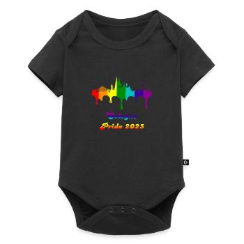 Pride 2025 Cologne - Baby Premium Kurzarmbody - Schwarz - Vorne