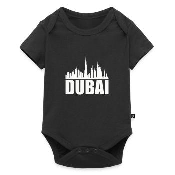 Dubai Skyline 1 - Baby Premium short-sleeve bodysuit - black - Front