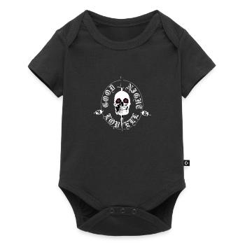 Night Lovell skull - Baby Premium Kurzarmbody - Schwarz - Vorne