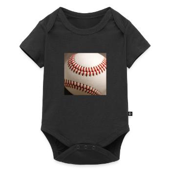Base-ball - Body à manches courtes Premium Bébé - noir - Devant