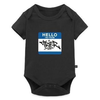 Trier Germany Graffiti - Baby Premium short-sleeve bodysuit - black - Front