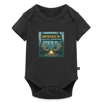 Discover our high-quality Camperliebe 50+ shirt - Baby Premium short-sleeve bodysuit - black - Front