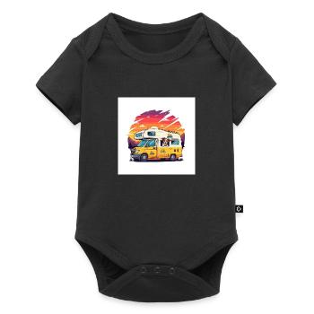 Discover our high-quality Camperliebe 50+ shirt - Baby Premium short-sleeve bodysuit - black - Front