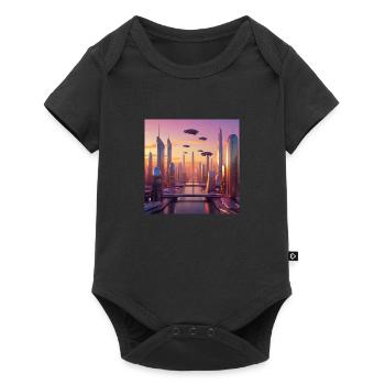 Kunst - Baby Premium Kurzarmbody - Schwarz - Vorne