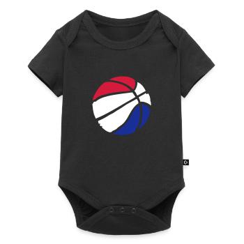 Basket-ball Basketball Basket - Body à manches courtes Premium Bébé - noir - Devant