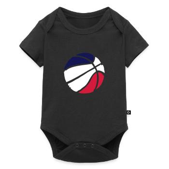 Basket-ball Basketball Basket - Body à manches courtes Premium Bébé - noir - Devant
