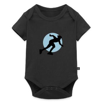inliner_2c - Baby Premium Kurzarmbody - Schwarz - Vorne