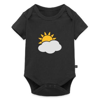 sonne_und_wolke - Baby Premium short-sleeve bodysuit - black - Front