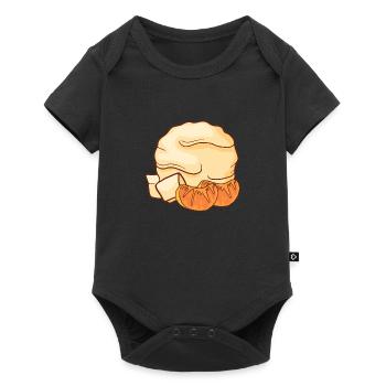 Tangerine ice cream ice cream ice cream ice cream ice cream - Baby Premium short-sleeve bodysuit - black - Front