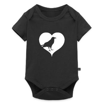Corbeau Corbeau - Body à manches courtes Premium Bébé - noir - Devant