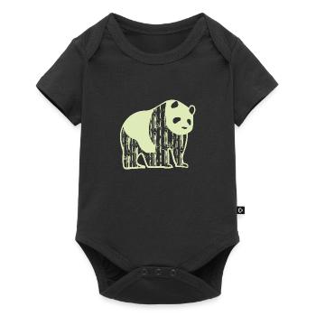 Panda animal welfare - Baby Premium short-sleeve bodysuit - black - Front