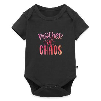 Mother of chaos - Baby Premium Kurzarmbody - Schwarz - Vorne