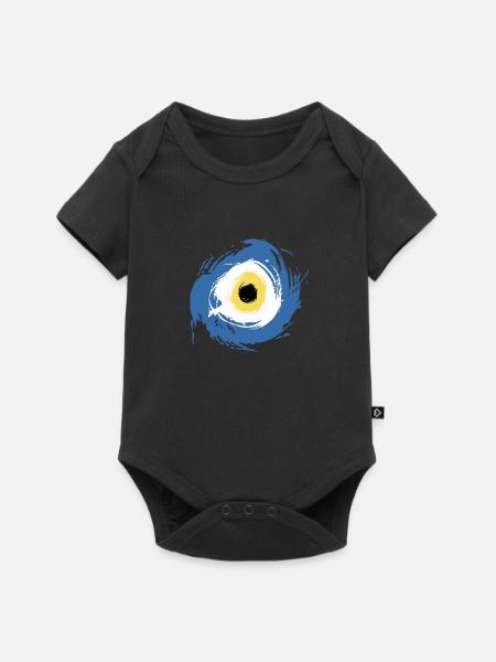 Nazar - Baby Premium Kurzarmbody - Schwarz