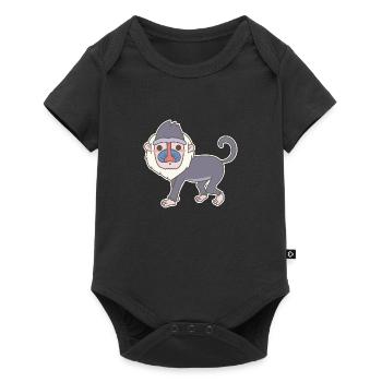 Pavian - Body à manches courtes Premium Bébé - noir - Devant