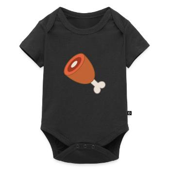 Cuisse de viande - Body à manches courtes Premium Bébé - noir - Devant