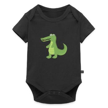 Alligator - Body à manches courtes Premium Bébé - noir - Devant