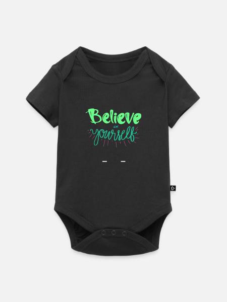 Motivation - Baby Premium Kurzarmbody - Schwarz
