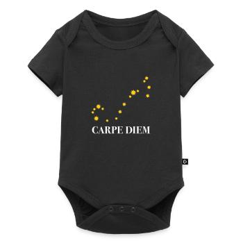 Carpe Diem utilise la constellation du jour Ciel du Scorpion - Body à manches courtes Premium Bébé - noir - Devant