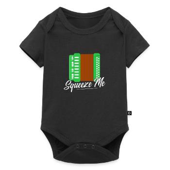 Squeeze Me Polka Accordion - Baby Premium short-sleeve bodysuit - black - Front