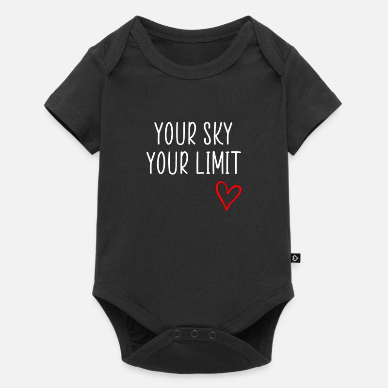 votre citation sky cool - Body à manches courtes Premium Bébé - noir