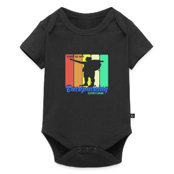 This Is My Backpacking Costume Retro Vintage - Baby Premium short-sleeve bodysuit - black - Front