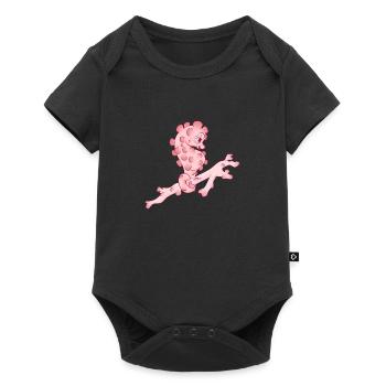 Seepferdchen - Baby Premium Kurzarmbody - Schwarz - Vorne