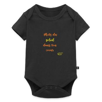 Mets du soleil - Body à manches courtes Premium Bébé - noir - Devant