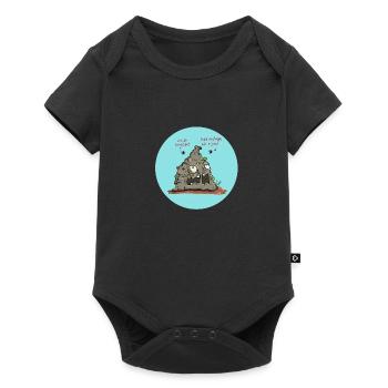 Delicious food - Baby Premium short-sleeve bodysuit - black - Front